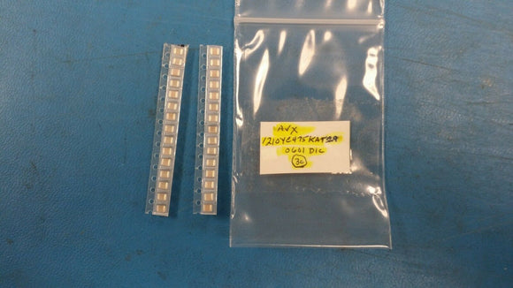 (10 PCS) 1210YC475KAT2A AVX MLCC-CERAMIC CAP 4.7UF 16V X7R 10% 1210 ROHS