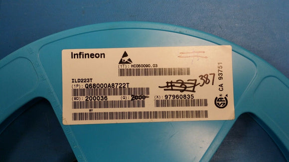 (10 PCS) ILD223T INFINEON Optocoupler DC-IN 2-CH Darlington DC-OUT 8-Pin SOIC