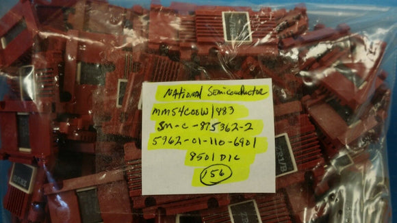 (1 PC) SMC875362-2 MM54C00W/883 NAND Gate CMOS Series 4-Func 2-Input CMOS CDFP14