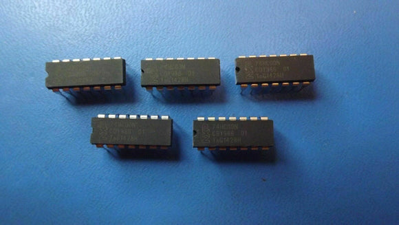 (10PCS) 74HC00N NXP NAND Gate, HC/UH Series, 4-Func, 2-Input, CMOS, PDIP14