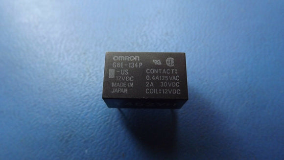 (1PC) G6E-134P-US-12VDC Power/Signal Relay, 0.017A, 12VDC, 200mW, 3A, 220VDC, DC