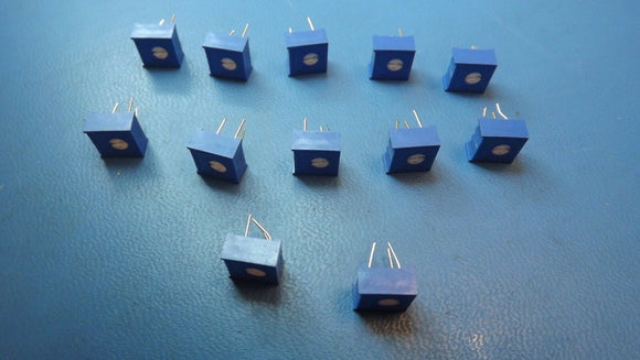 (12PCS) 3386F-1-201LF BOURNS TRIMMER 200 OHM 0.5W PC PIN