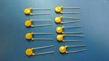 (9PCS) ECK-DGL102ME PANASONIC CAP CER 1000PF 250VAC Y5U RADIAL