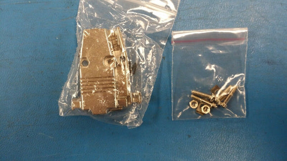 (1 PC) 5745854-5 (EQUAL) CONN BACKSHELL DSUB 9 POS METAL PLATED CABLE CLAMP KIT
