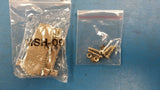 (1 PC) 5745854-5 (EQUAL) CONN BACKSHELL DSUB 9 POS METAL PLATED CABLE CLAMP KIT
