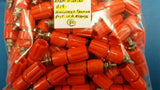 (4 PCS) B19 APEM, B SERIES TERMINAL POST INSULATED 15A ORANGE
