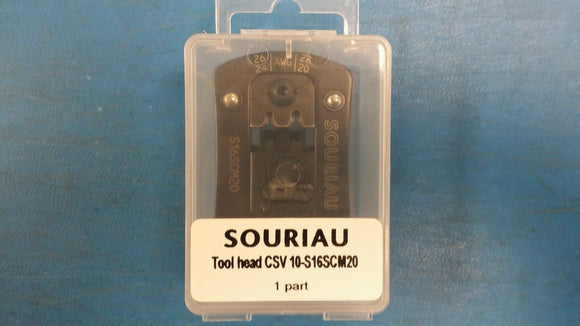 S16SCM20 SOURIAU Crimpers Crimp Tool Head for UTS 16 AWG Contacts