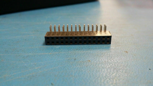 (2 PC) SSW-114-02-S-D-RA Conn Socket Strip SKT 28 POS 2.54mm Solder RA Thru-Hole