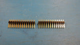 (2) TSW-114-07-G-D SAMTEC EQUAL Conn Unshrouded Header 28 POS 2.54mm Solder ST