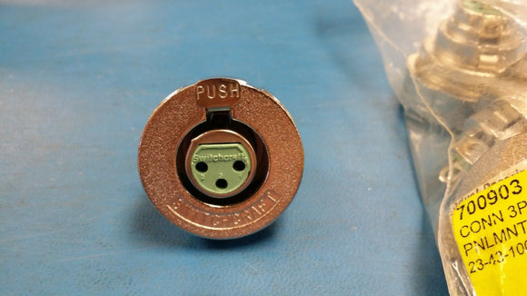 (1PC) B3F SWITCHCRAFT XLR Connectors 3 PIN FEMALE RECEPT