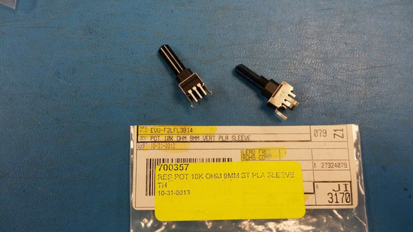 (2 PCS) EVU-F2LFL3B14 PANASONIC POT 10K OHM 1/20W LINEAR