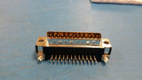 (2 PCS) 5747842-4 TYCO D SUB CONNECTOR STANDARD 25 POSITION RA