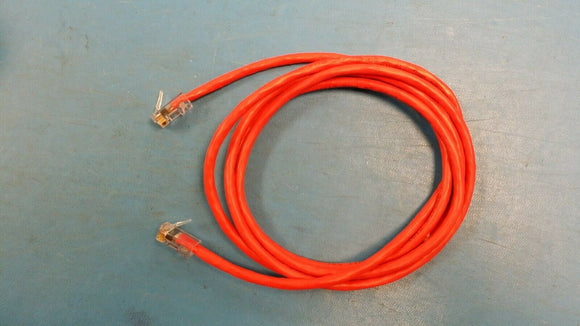 (2 PCS) CAT6E 6ft Crossover Ethernet Patch Cable Red ROHS (908096)