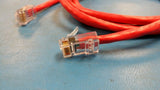 (2 PCS) CAT6E 6ft Crossover Ethernet Patch Cable Red ROHS (908096)