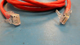 (2 PCS) CAT6E 6ft Crossover Ethernet Patch Cable Red ROHS (908096)