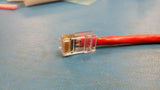 (2 PCS) CAT6E 6ft Crossover Ethernet Patch Cable Red ROHS (908096)