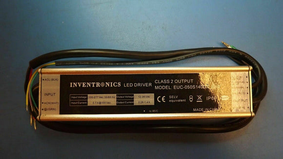 (1PC) EUC-050S140DT 50 W 1.4 A 36VDC Out Max Dimmable LED Driver