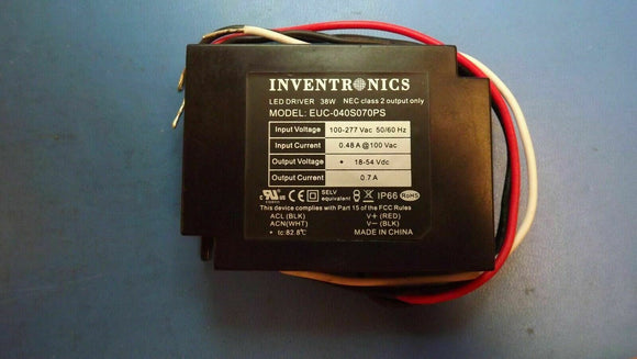(1PC) EUC-040S070PS INVENTRONICS LED DRIVER MODULE 38W