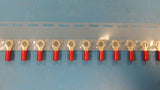 (25 PCS) 2-36153-2 TYCO TERMINAL RING TONGUE M5 16AWG RED ROHS