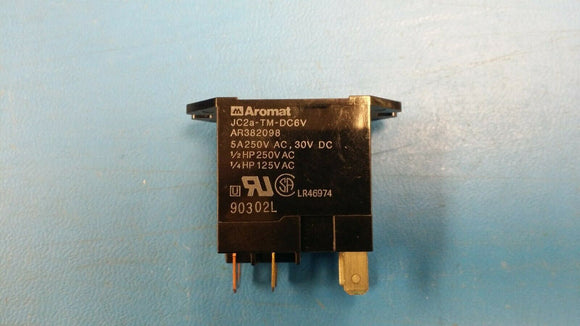 (1 PC) JC2A-TM-DC6V AROMAT General Purpose Relays Top Mount 10A 6VDC