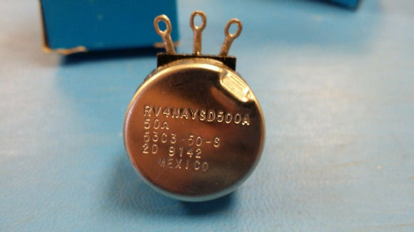 (1 PC) RV4NAYSD500A CLAROSTAT POTENTIOMETER 50 OHM 10%  2W