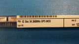 (5PCS) SARONIX VCXO-34.3680MHZ OSCILLATOR FULL SIZE 34.3680MHZ 5V HCMOS 4-PIN TH
