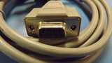 6FT VGA CABLE D-SUB 9 FEMALE  D-SUB 15 MALE