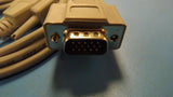 6FT VGA CABLE D-SUB 9 FEMALE  D-SUB 15 MALE