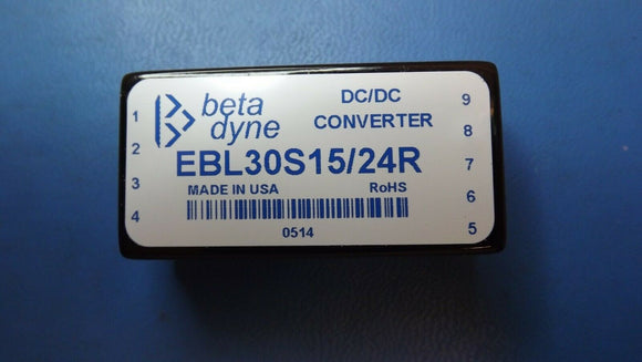 (1PC) EBL30S15/24R DC-DC CONVERTER 18-36VDC 9PIN CONTACT