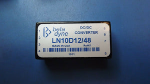 (1PC) LN10D12/48 BETADYNE DC/DC CONVERTER 10W 18-36VDC 9POS CONTACT