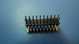 (3PCS) TSW-110-08-S-D-RA CONN HEADER 20POS .100 DL R/A AU