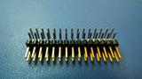 (2PCS) TSW-115-08-S-D-RA CONN HEADER 30POS .100 DL R/A AU