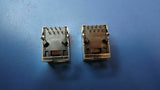 (6PCS) 406017-1 Modular Connectors / Ethernet Connectors PCB GROUND 8POS