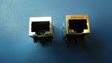 (6PCS) 406017-1 Modular Connectors / Ethernet Connectors PCB GROUND 8POS