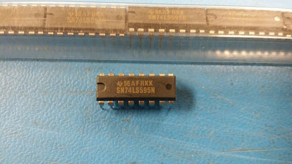 (1 PC) SN74LS595N TI IC 8BIT SHFT REG OUT LTCH 16DIP