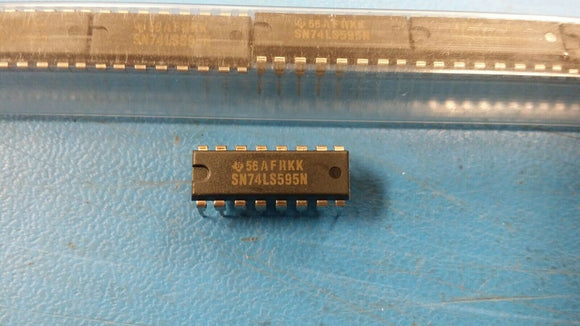 (25 PCS) SN74LS595N TI IC 8BIT SHFT REG OUT LTCH 16DIP