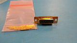 (1 PC) DAC15S TRW/CINCH CONNECTOR D-SUB RECEPTACLE 15-POS 2-ROW WITH PINS
