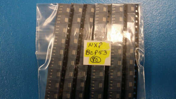 (40 PCS) NXP BCP53 Trans GP BJT PNP 80V 1A 4-Pin(3+Tab) SOT-223