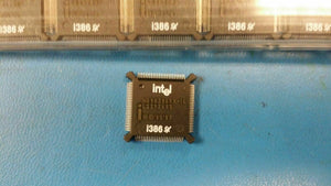 (1 PC) NG80386SX-16 INTEL Microprocessor, 32-Bit, 16MHz, CMOS, PQFP100
