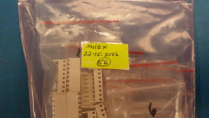 (5 PCS) 22-15-2086 MOLEX CONN RCPT 8POS 0.100" LS TIN EDGE MNT THRU-HOLE