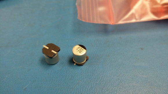 (10 PCS) EEE-FK1E331GP CAP LYTIC 330UF 25VDC 20% 8 X 10.2MM SMD 600MA 5000 HR