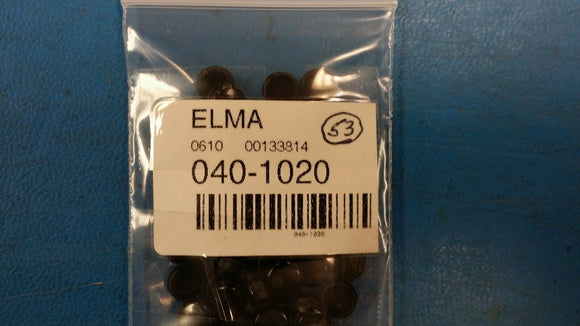 (10 PCS) 040-1020 ELMA Switch Cap, Elma Switches, Black