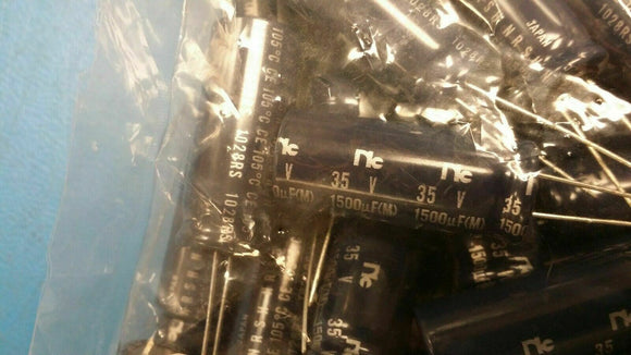 (10pc) NRSH152M35V12.5X30F Cap Lytic 1500uF 35V 20% 3450mA 10kKhr Radial 105°C