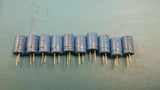 (10) 672D157H7R5CD4 Aluminum Electrolytic Cap Radial 150UF 7.5V -10+100% 105°C