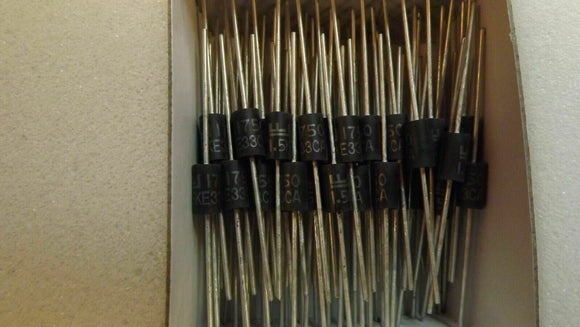 (10PCS) 1.5KE33CA-B LITTELFUSE  TVS DIODE 28.2V 45.7V DO201