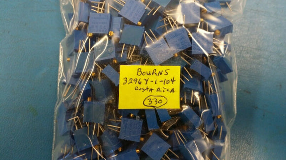 (2 PCS) 3266W-1-102 BOURNS Res Cermet Trimmer 1K Ohm 10% 0.25W