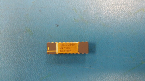 (1 PC) AM99C641-35DC AMD Standard SRAM, 64KX1, 35ns, CMOS, CDIP22