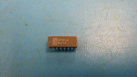 (1 PC) 67401J C67401J MMI FIFO, 64X4, 60ns, Asynchronous, TTL, CDIP16