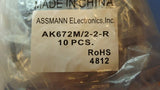 (1) AK672M/2-2-R ASSMANN USB 2.0 Mini Cable-Mini Male To A Male, Black 2 Meters
