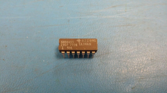 (1 PC) TI SN96655 1907 7726 IC CERAMIC 14PIN DIP OBSOLETE